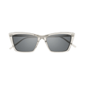 Saint Laurent Mica Thin Cat Eye Sunglasses — Tan
