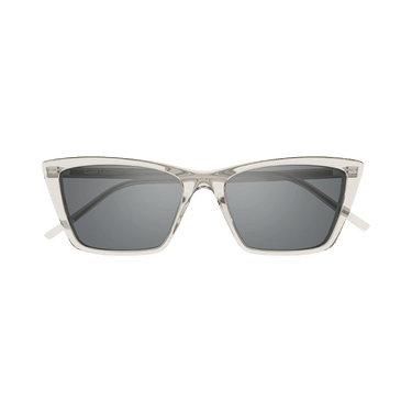 Saint Laurent Mica Thin Cat Eye Sunglasses — Tan