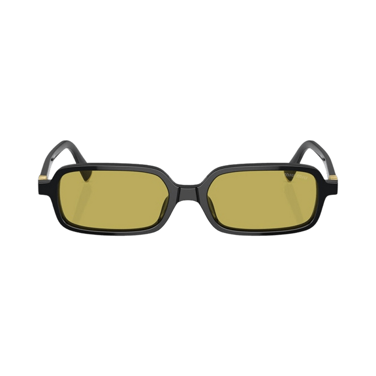 Miu Miu Rectangle Sunglasses — Green