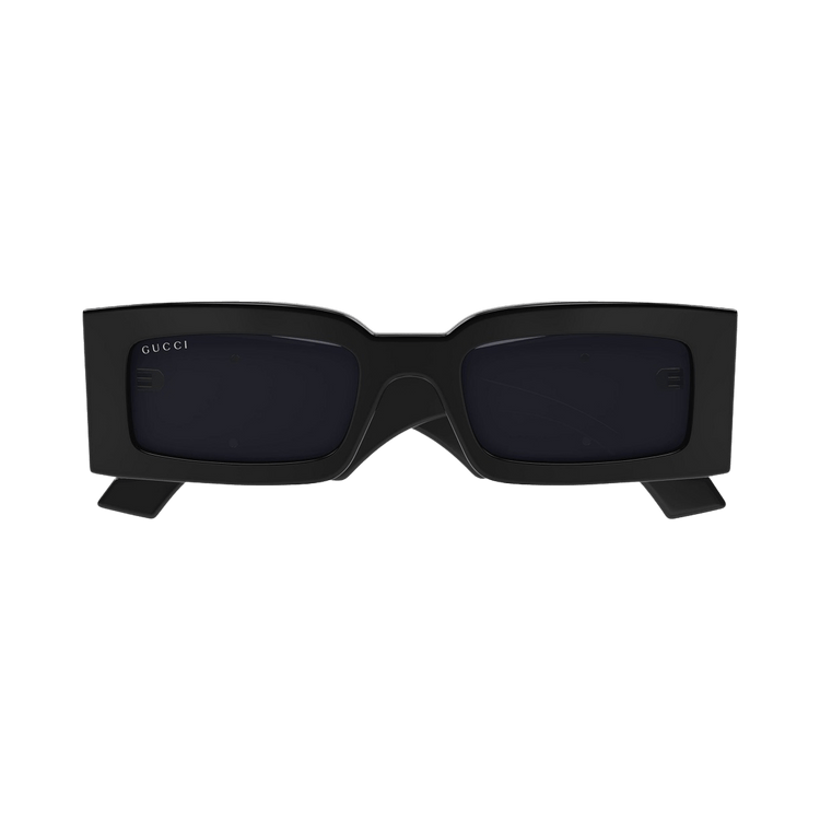 Gucci Rectangle Sunglasses — Black