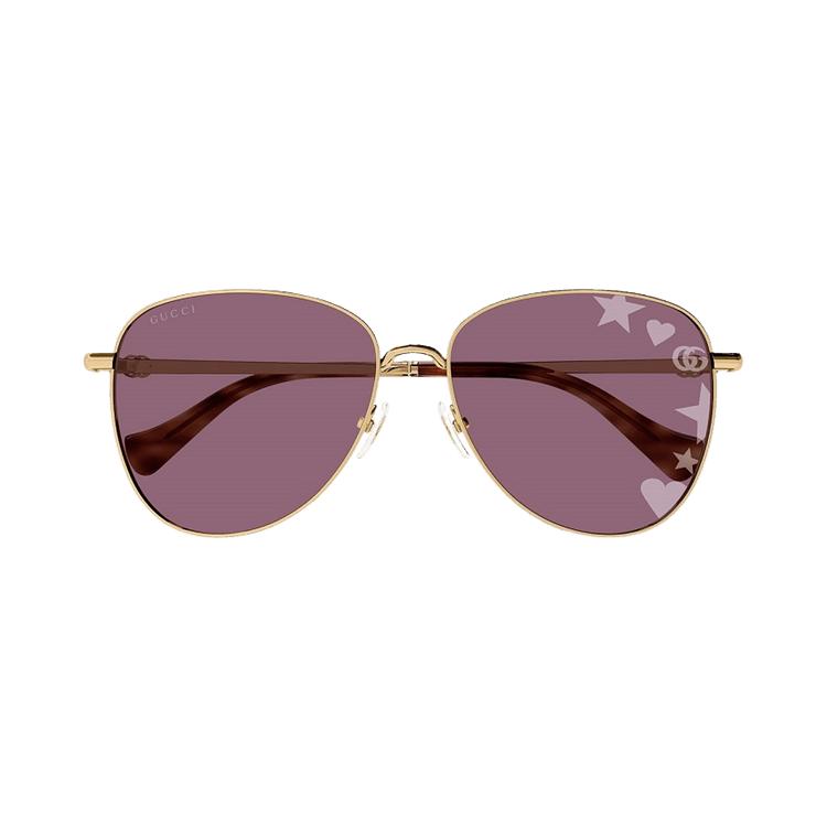 Gucci Aviator Sunglasses — Gold