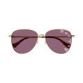 Gucci Aviator Sunglasses — Gold