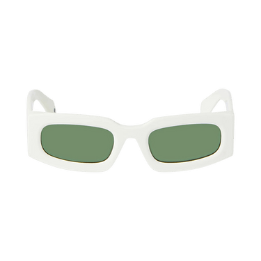 Off-White Rectangle Sunglasses — White