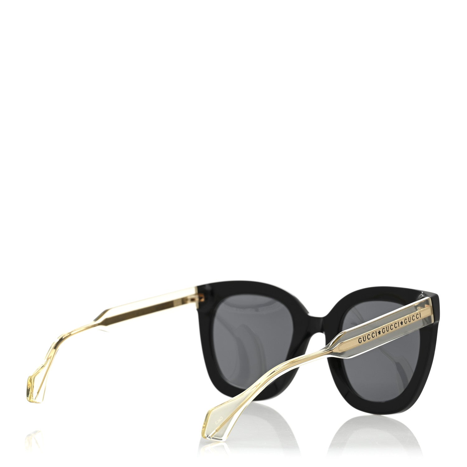 Gucci Oversized Sunglasses — Crystal GG0564S