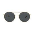 Gucci Round-Frame Metal Sunglasses — Gold