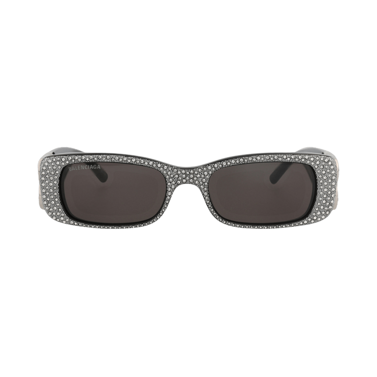 Balenciaga Square-Frame Recycled Acetate Sunglasses — Black