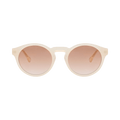Chloé Round-Frame Recycled Acetate Sunglasses — White