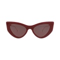 Gucci Cat Eye-Frame Injection Sunglasses — Red