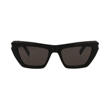 Saint Laurent Square-Frame Acetate Sunglasses — Black