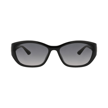 Gucci Round-Frame Injection Sunglasses — Black