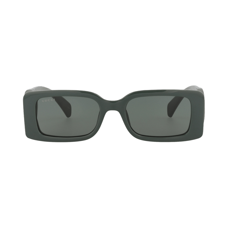 Gucci Square-Frame Injection Sunglasses — Grey