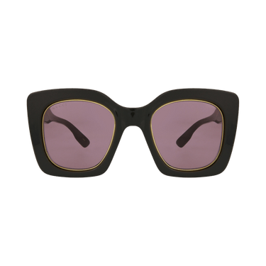 Gucci Square/Rectangle-Frame Acetate Sunglasses — Grey