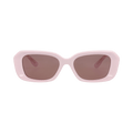 Gucci Square-Frame Recycled Acetate Sunglasses — Pink
