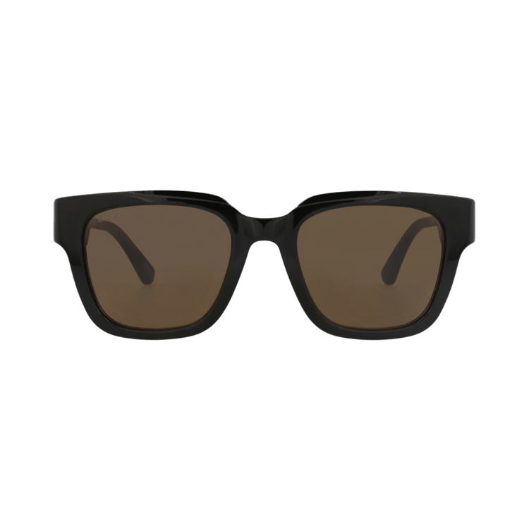 Gucci Square-Frame Recycled Acetate Sunglasses — Black