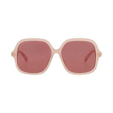 Chloé Square-Frame Acetate Sunglasses — Pink