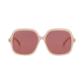 Chloé Square-Frame Acetate Sunglasses — Pink