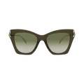 Alexander McQueen Cat Eye-Frame Acetate Sunglasses — Gold
