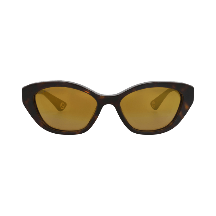 Gucci Cat Eye-Frame Recycled Acetate Sunglasses — Brown