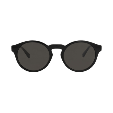 Chloé Round-Frame Recycled Acetate Sunglasses — Black