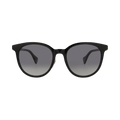 Gucci Round-Frame Recycled Acetate Sunglasses — Black