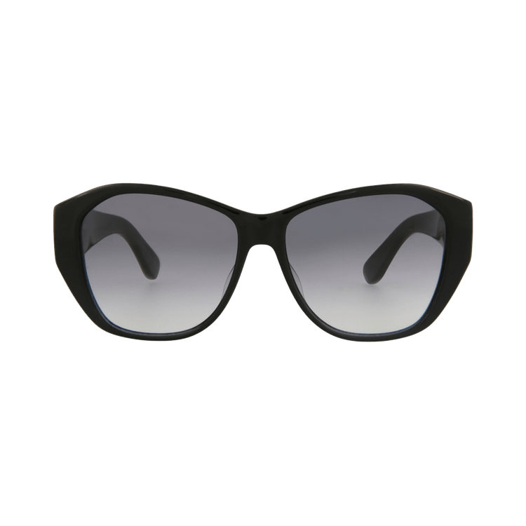 Saint Laurent Round-Frame Acetate Sunglasses — Black