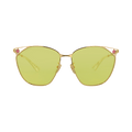 Gucci Cat Eye-Frame Metal Sunglasses — Gold