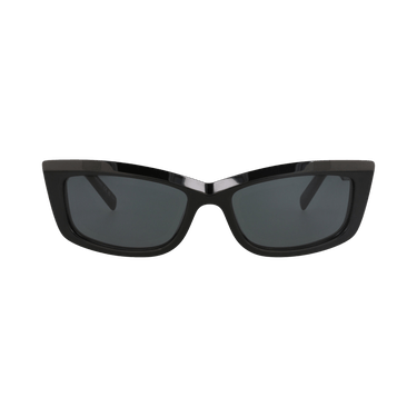 Saint Laurent Cat Eye-Frame Recycled Acetate Sunglasses — Black