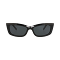 Saint Laurent Cat Eye-Frame Recycled Acetate Sunglasses — Black