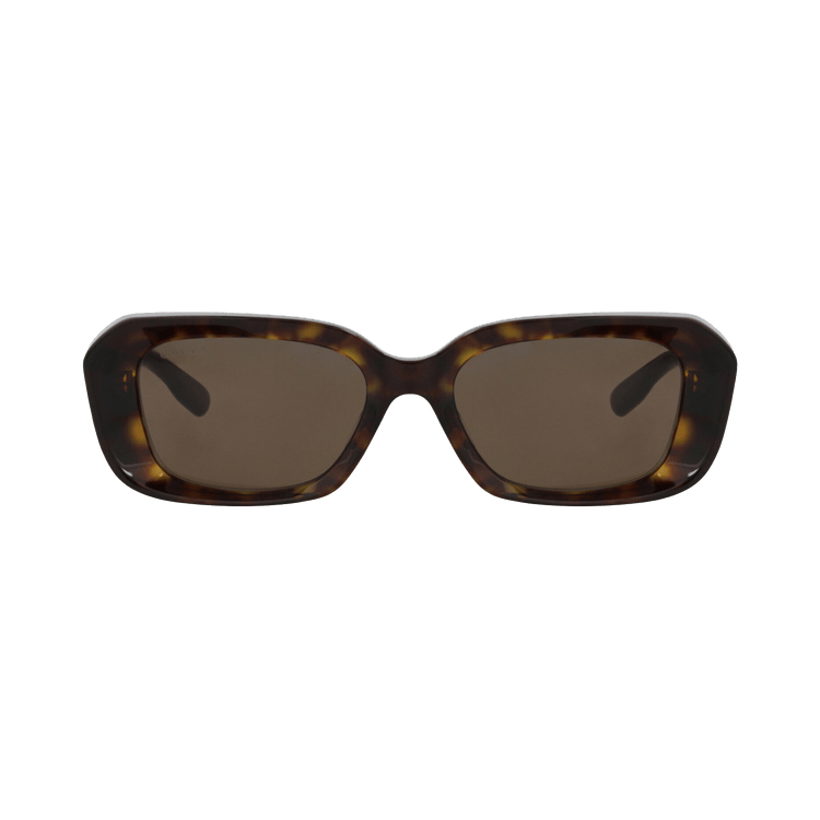 Gucci Square-Frame Recycled Acetate Sunglasses — Brown