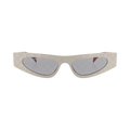Gucci Cat Eye-Frame Metal Sunglasses — Silver