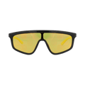 Gucci Shield-Frame Injection Sunglasses — Black