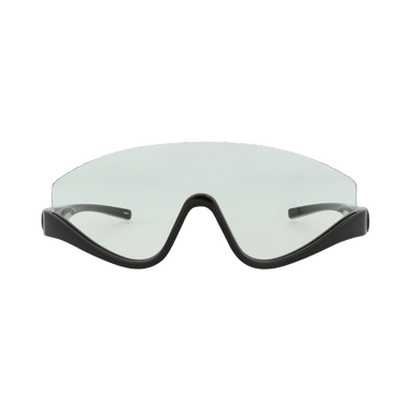 Gucci Shield-Frame Injection Sunglasses — Black