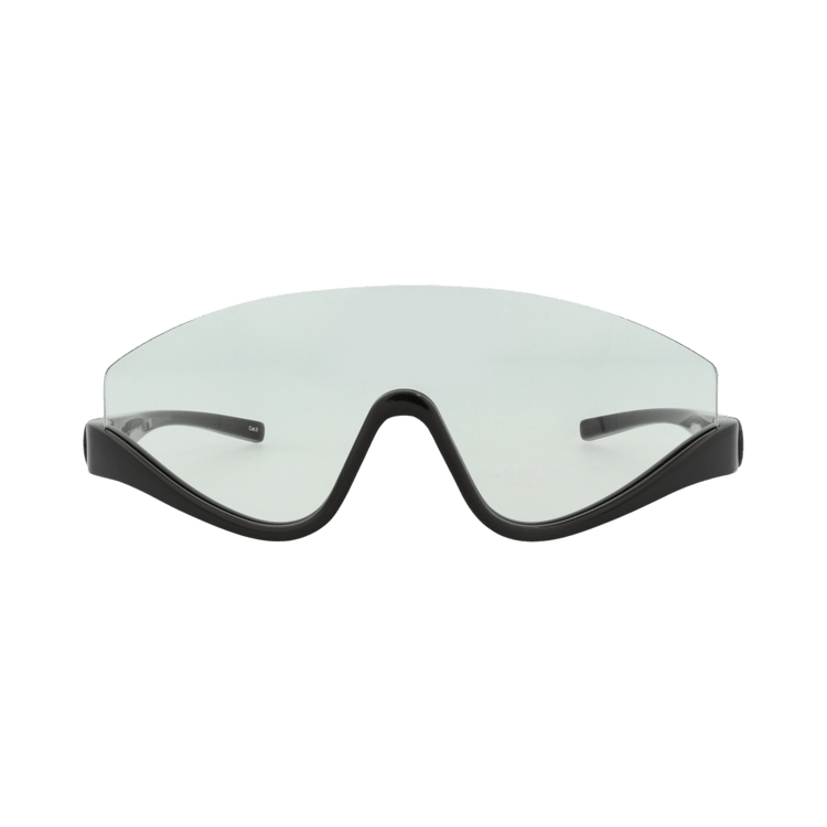 Gucci Shield-Frame Injection Sunglasses — Black