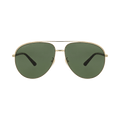 Gucci Aviator-Frame Metal Sunglasses — Gold