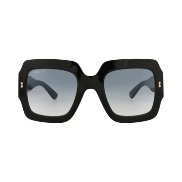 Gucci Square-Frame Bio Acetate Sunglasses — Black