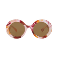 Gucci Round-Frame Recycled Acetate Sunglasses — Pink