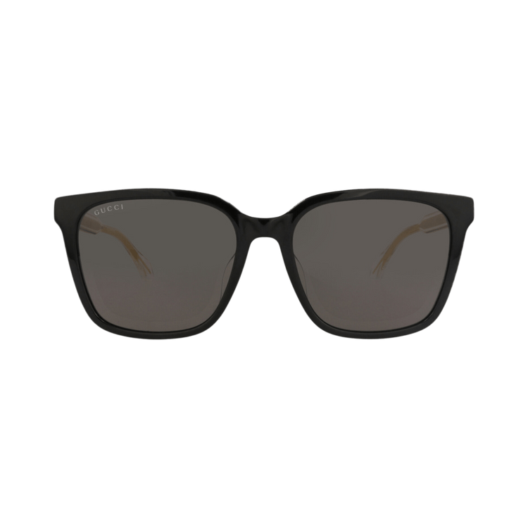 Gucci Square-Frame Recycled Acetate Sunglasses — Black