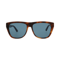 Gucci Square/Rectangle-Frame Acetate Sunglasses — Brown