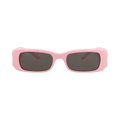 Balenciaga Square-Frame Recycled Acetate Sunglasses — Pink