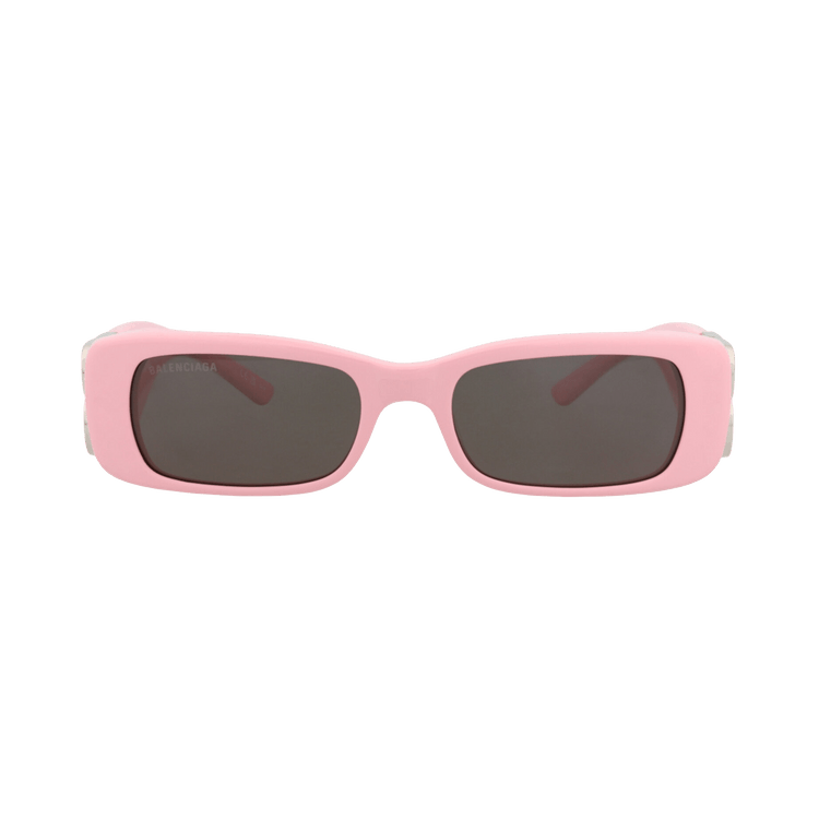 Balenciaga Square-Frame Recycled Acetate Sunglasses — Pink