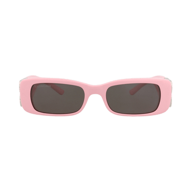 Balenciaga Square-Frame Recycled Acetate Sunglasses — Pink