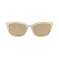 Gucci Square-Frame Recycled Acetate Sunglasses — Cream