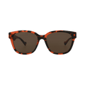 Gucci Square-Frame Recycled Acetate Sunglasses — Brown