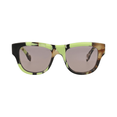 Gucci Square-Frame Recycled Acetate Sunglasses — Brown