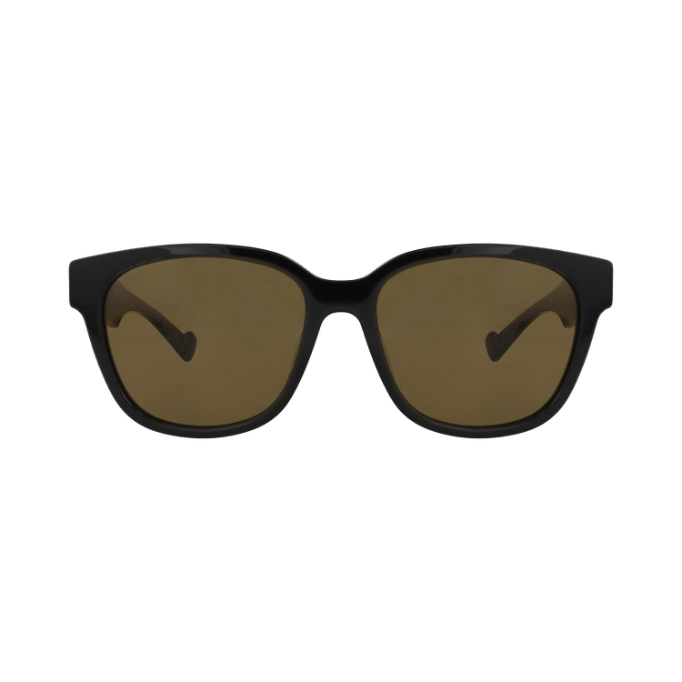 Gucci Square-Frame Recycled Acetate Sunglasses — Black