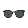 Gucci Round-Frame Acetate Sunglasses — Black