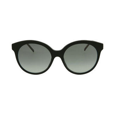 Gucci Round-Frame Acetate Sunglasses — Black