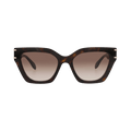 Alexander McQueen Cat Eye-Frame Recycled Acetate Sunglasses — Brown