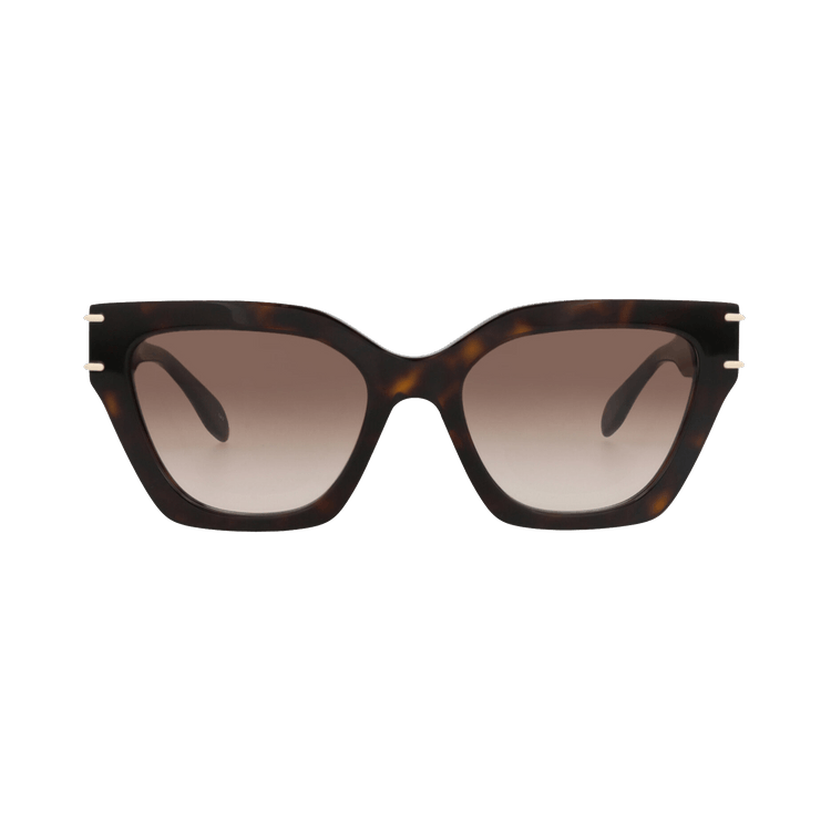 Alexander McQueen Cat Eye-Frame Recycled Acetate Sunglasses — Brown