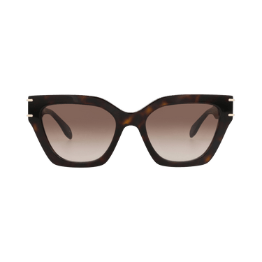 Alexander McQueen Cat Eye-Frame Recycled Acetate Sunglasses — Brown